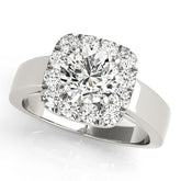 Engagement Rings Halo Round - TN50823-E